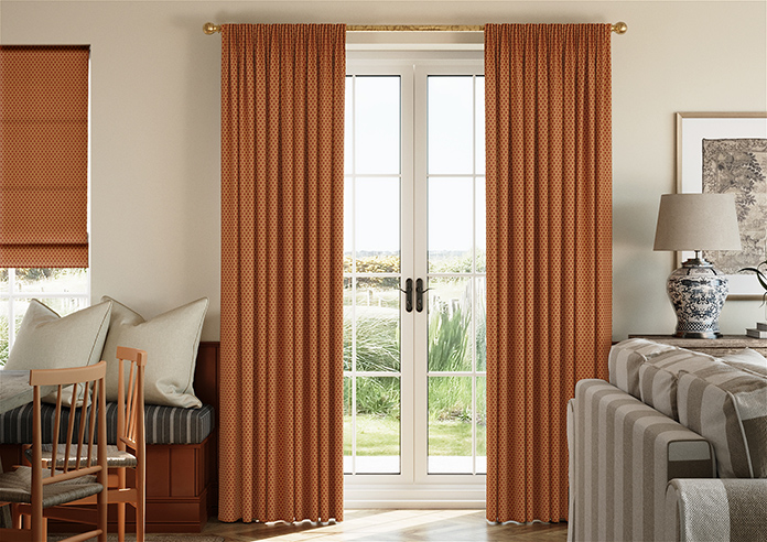 Sicily, Terracotta - Made to Measure Curtains - Image 3
